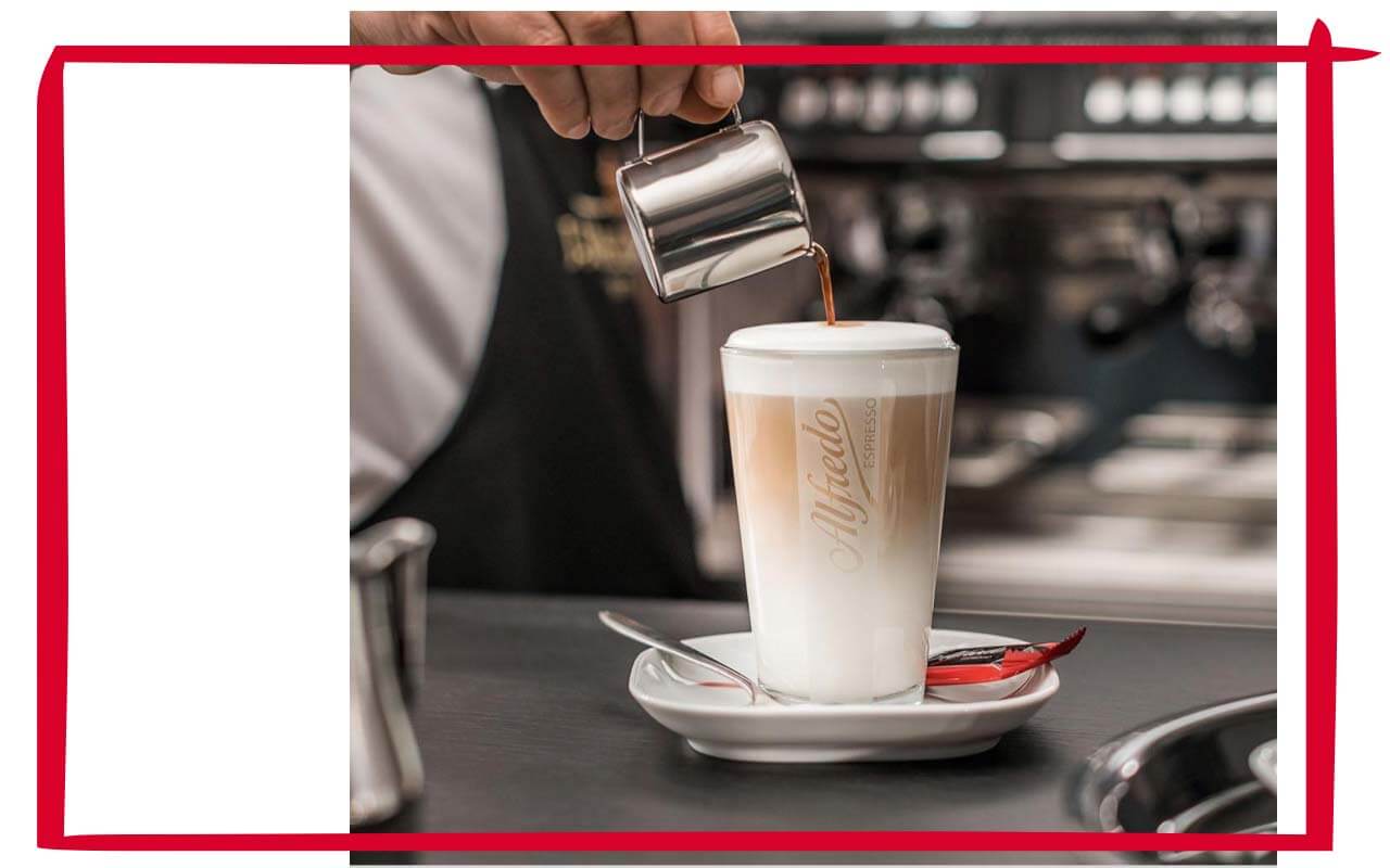 Alfredo Espresso Latte Macchiato 